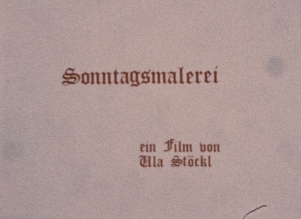 Sonntagsmalerei 1971